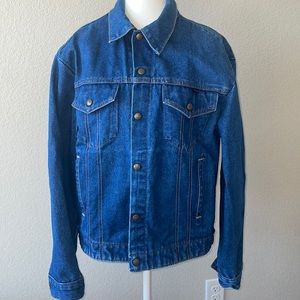 Dark-blue Vintage Jean Jacket 100% cotton